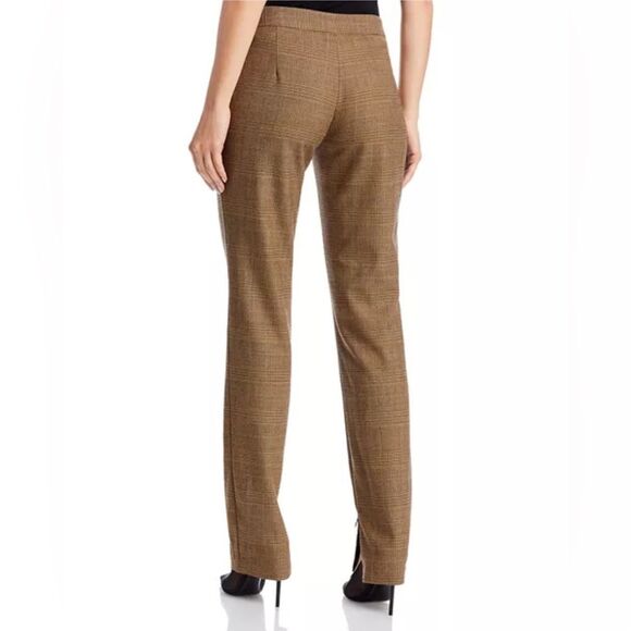 rag & bone Rebecca Glen Plaid Pants in Brown/Beige, NWT, Size 2 - Picture 1 of 9